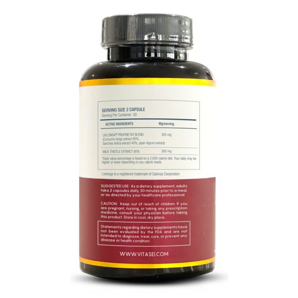 Suplemento complejo para hígado VITASEI mujeres y hombres