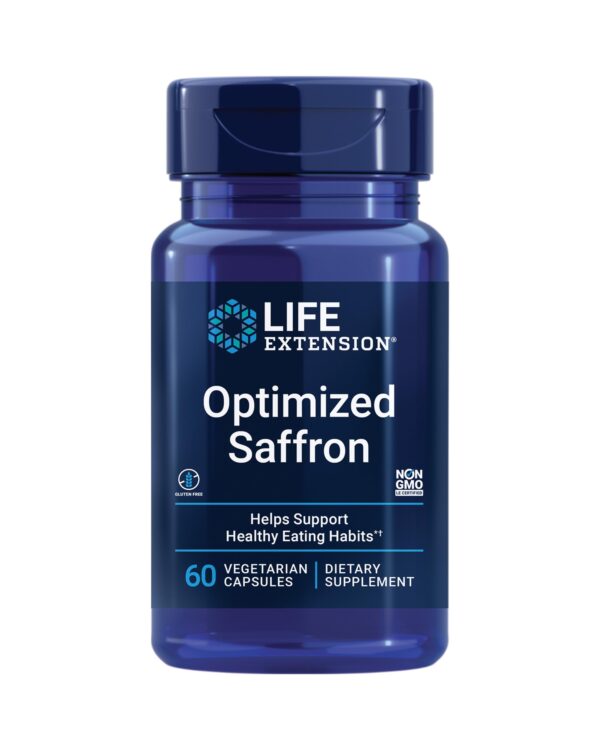Frasco de Life Extension Optimized Saffron