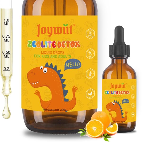 Botella gotas detox zeolita para niños 60 ml