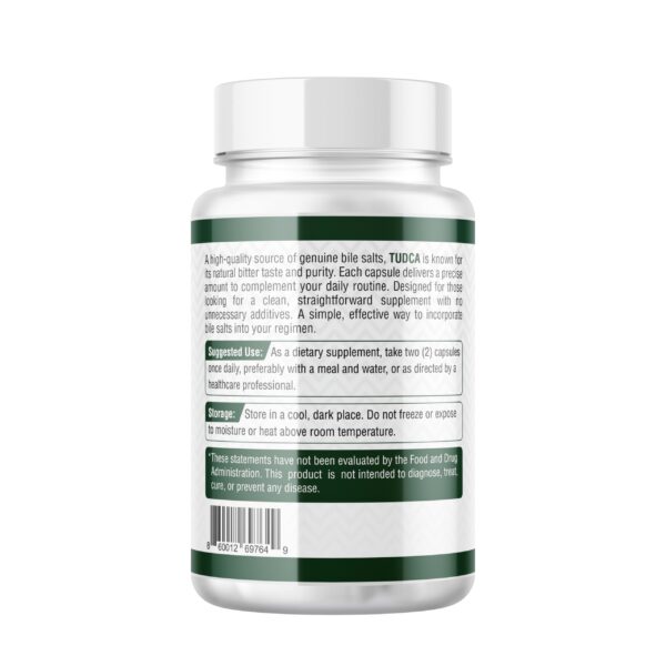 Cápsulas veganas Probase Nutrition TUDCA para soporte digestivo