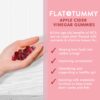Té detox y gomitas vinagre manzana Flat Tummy veganos