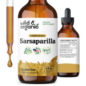 Tintura zarzaparrilla silvestre orgánica 120 ml gota líquida