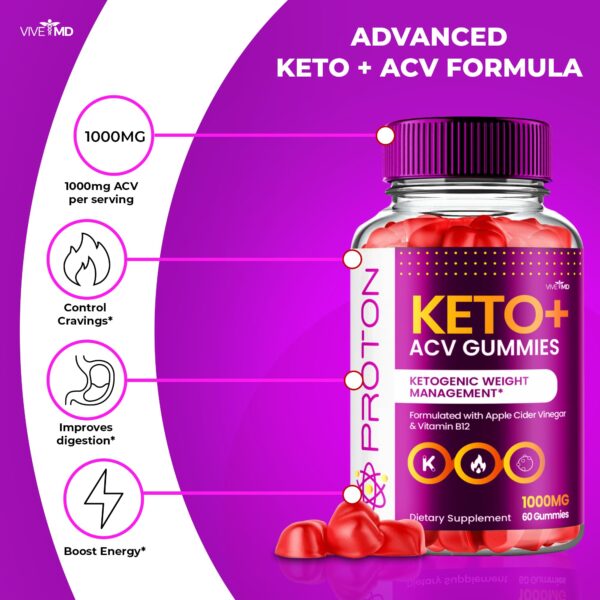 gomitas keto vive md proton acv fórmula avanzada