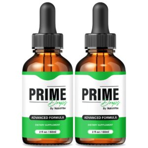Prime Drops para hombres frasco y gotero Prime Drops para hombres frasco y gotero