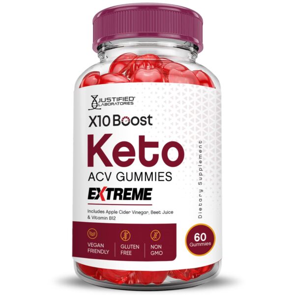 X10 Boost gominolas con vitamina B12 y jugo de granada