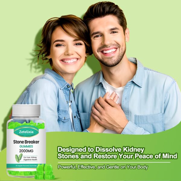 Gomitas sin GMO ni colorantes llenas en envase Zetelixia