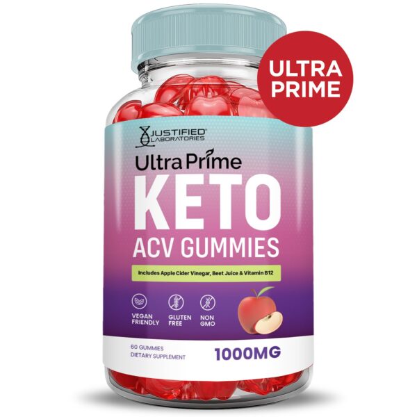 Gomas keto acv ultra prime sabor pomegranate y beet juice