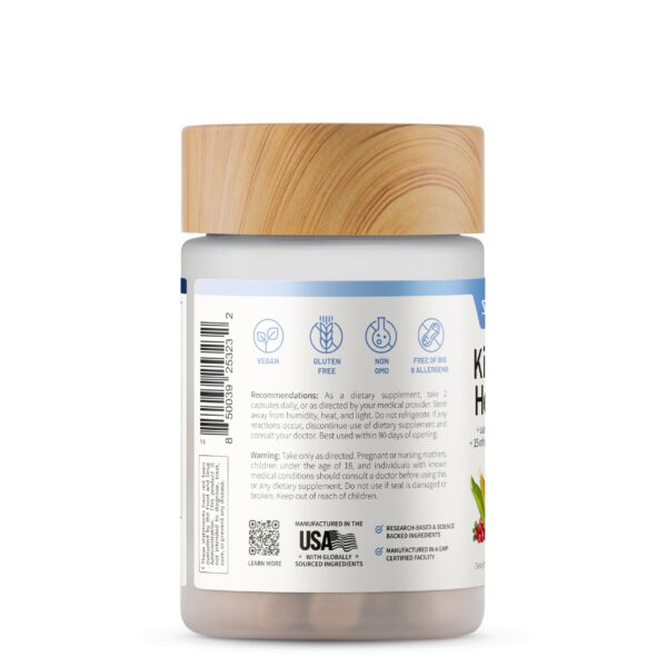 Suplemento Snap con vitaminas y extractos para salud renal