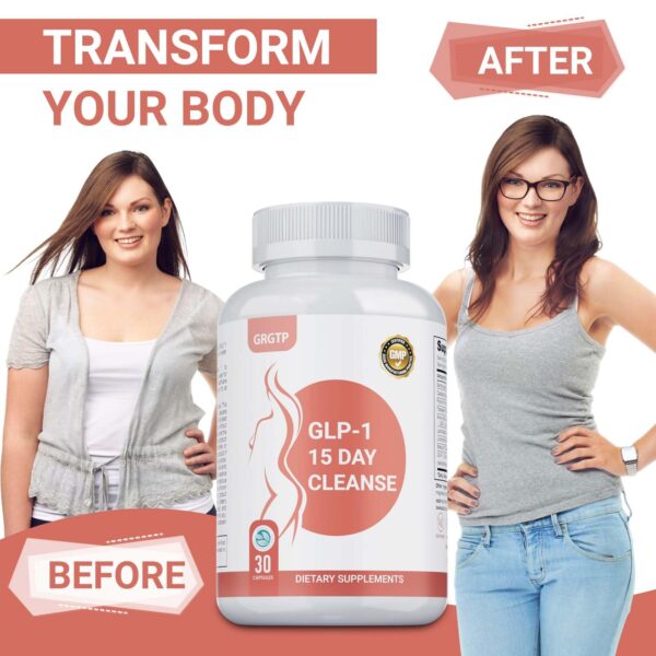 Cápsulas GLP-1 para detox intestinal y digestión saludable