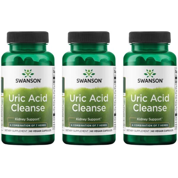 Swanson uric acid cleanse suplemento natural para apoyo renal