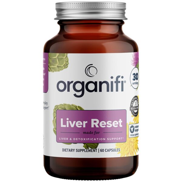 Suplemento Organifi Liver Reset para desintoxicación hepática