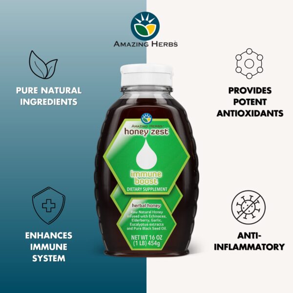 Producto sin OGM y sin gluten miel Herbal Amazing Herbs