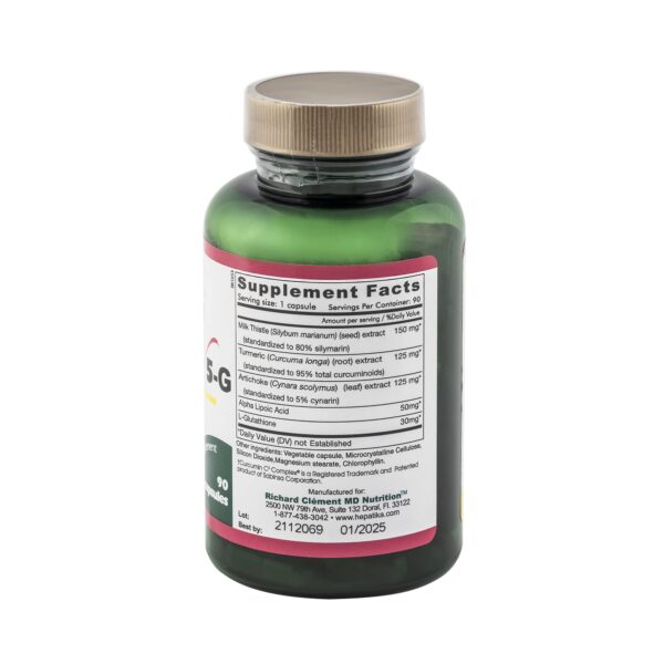 Presentación suplemento Hepatika 90 cápsulas limpieza hígado