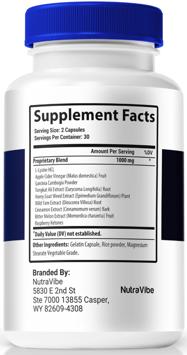 NutraVibe Prostabliss cápsulas vista cercana