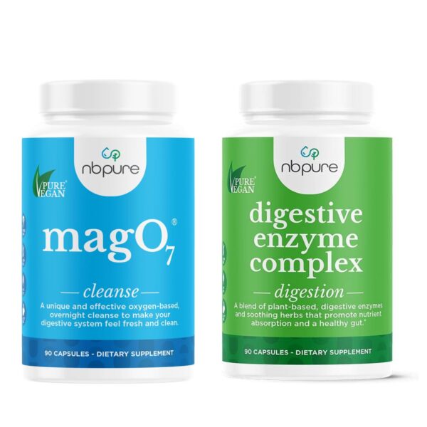 Pack nbpure MagO7 y complejo enzimático digestivo 90 cápsulas