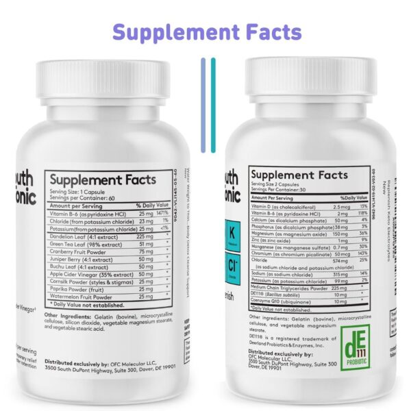 Suplemento para hinchazón y peso de agua efecto natural