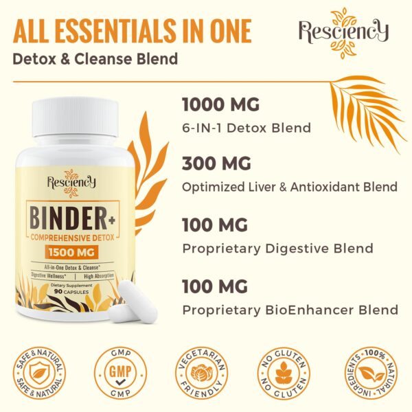 Paquete doble Resciency desintoxicante de hígado 180 cápsulas