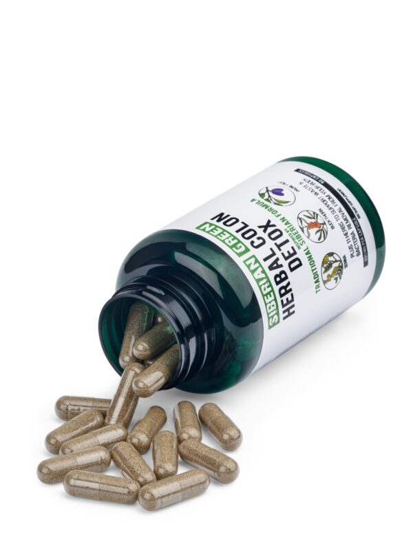 Contenido cápsulas detox Herbal colon Siberian Green 90 unidades