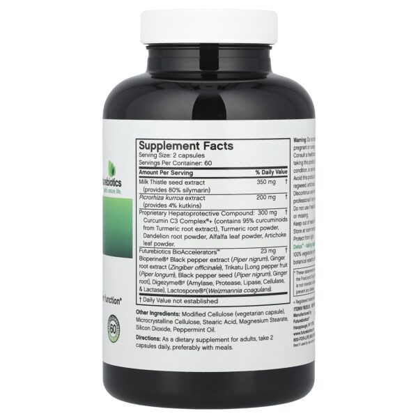 Frasco suplemento Futurebiotics Detox para desintoxicación hepática