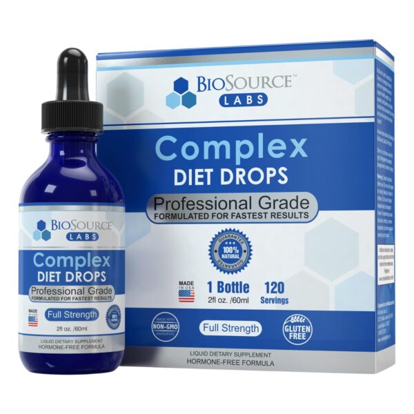 BioSource Complex Diet Drops frasco frente