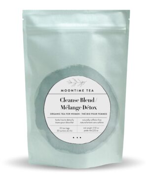 Moontime Tea té orgánico desintoxicante para mujeres 30 bolsas