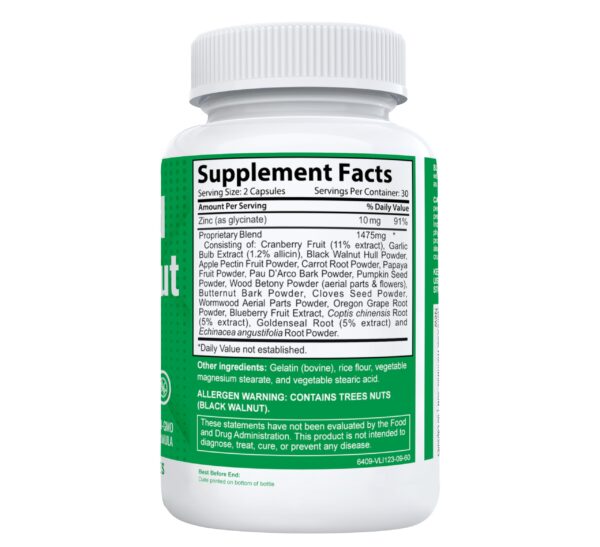 Suplemento detox cuerpo entero NutraScout 60 cápsulas