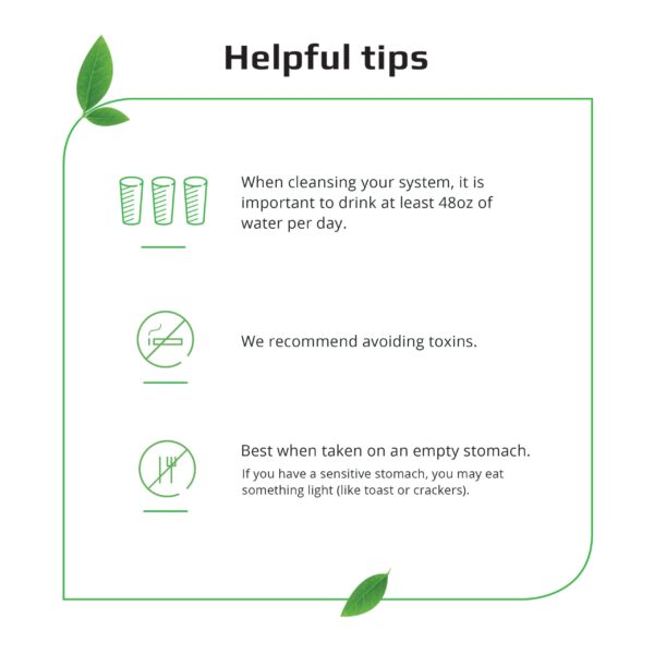 Cerca tabletas detox Herbal Clean QTabs 10 piezas