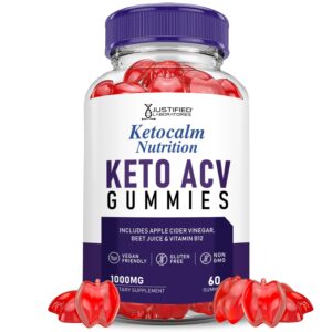 Gomitas keto acv vinagre de manzana Ketocalm Nutrition paquete