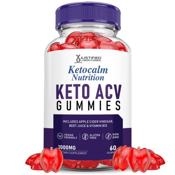 Gomitas keto acv vinagre de manzana Ketocalm Nutrition paquete