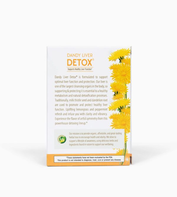 Té de hierbas para desintoxicación.