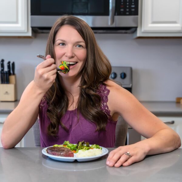 Universal Body Labs plato control porciones lado