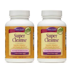 Paquete Nature's Secret Super Cleanse 100 tabletas detox digestivo