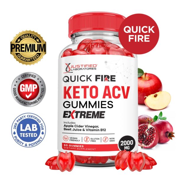 Paquete de gominolas Quick Fire Keto ACV Extreme