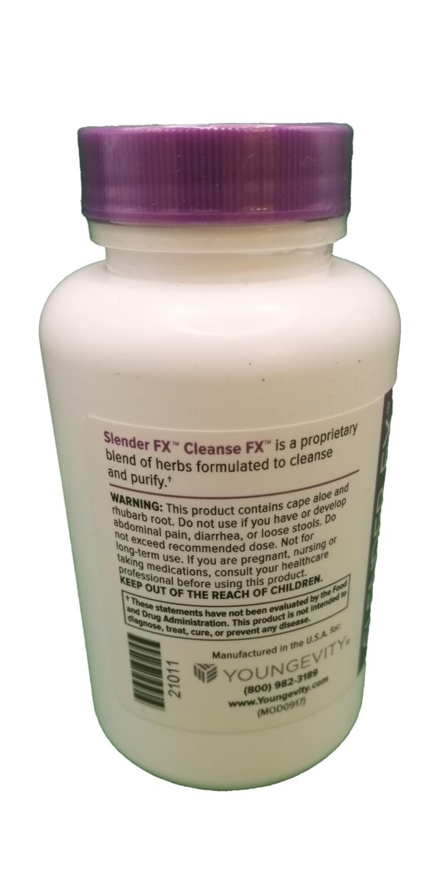 Cápsulas herbales limpieza colon Youngevity Slender Fx 60