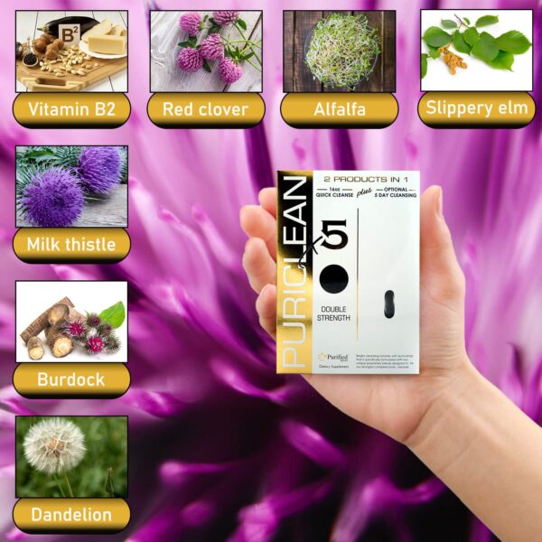 Instrucciones de uso para Puriclean X5 detox corporal completo