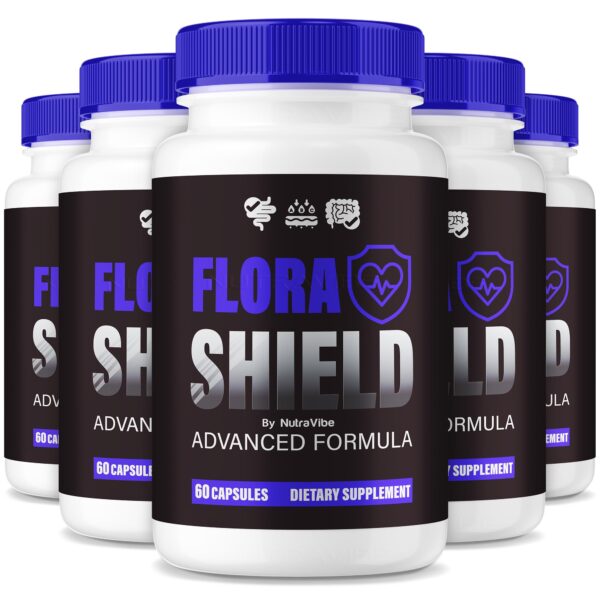 Frasco de Flora Shield cápsulas