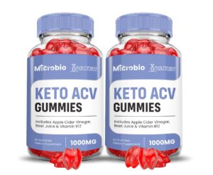 Gomitas Microbio Keto ACV Justified Laboratories paquete de dos
