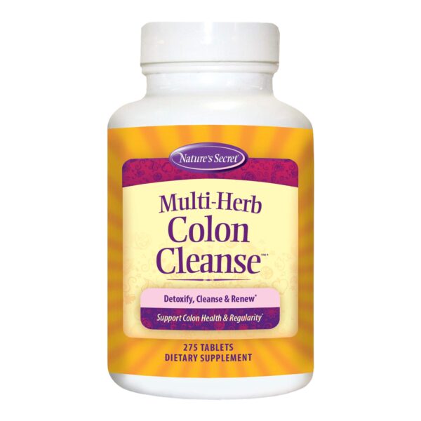 Caja Nature's Secret Detox Colon Multi-Hierbas 275 tabletas