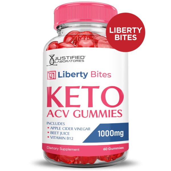 Liberty Bites Keto ACV gomas con jugo remolacha vitamina b12