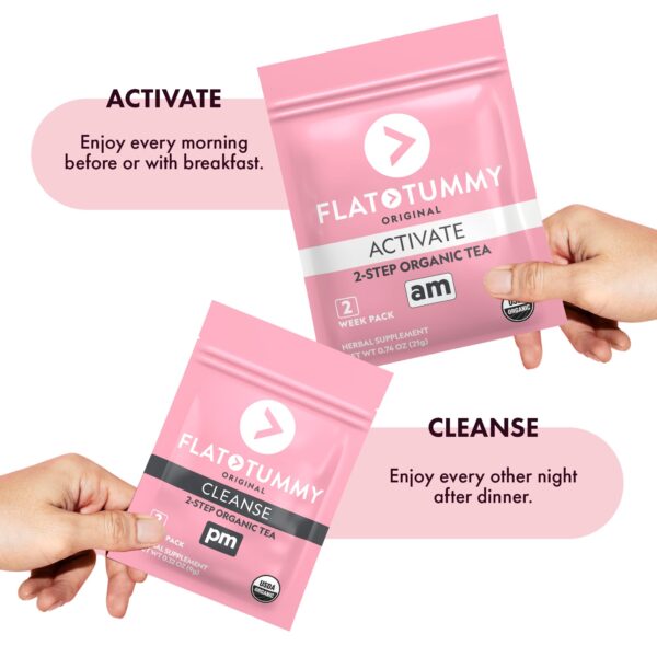 Instrucciones de té detox Flat Tummy para vientre plano