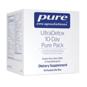 Paquete UltraDetox Pure Encapsulations con nutrientes esenciales