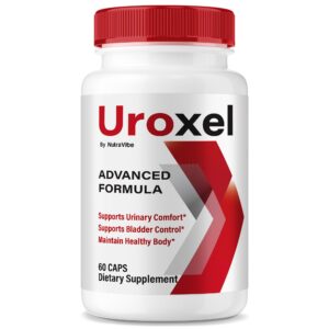 NutraVibe Uroxel cápsulas naturales frontal