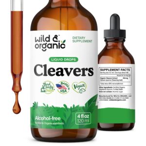 Botella tintura Wild & Organic Cleavers 4 fl oz