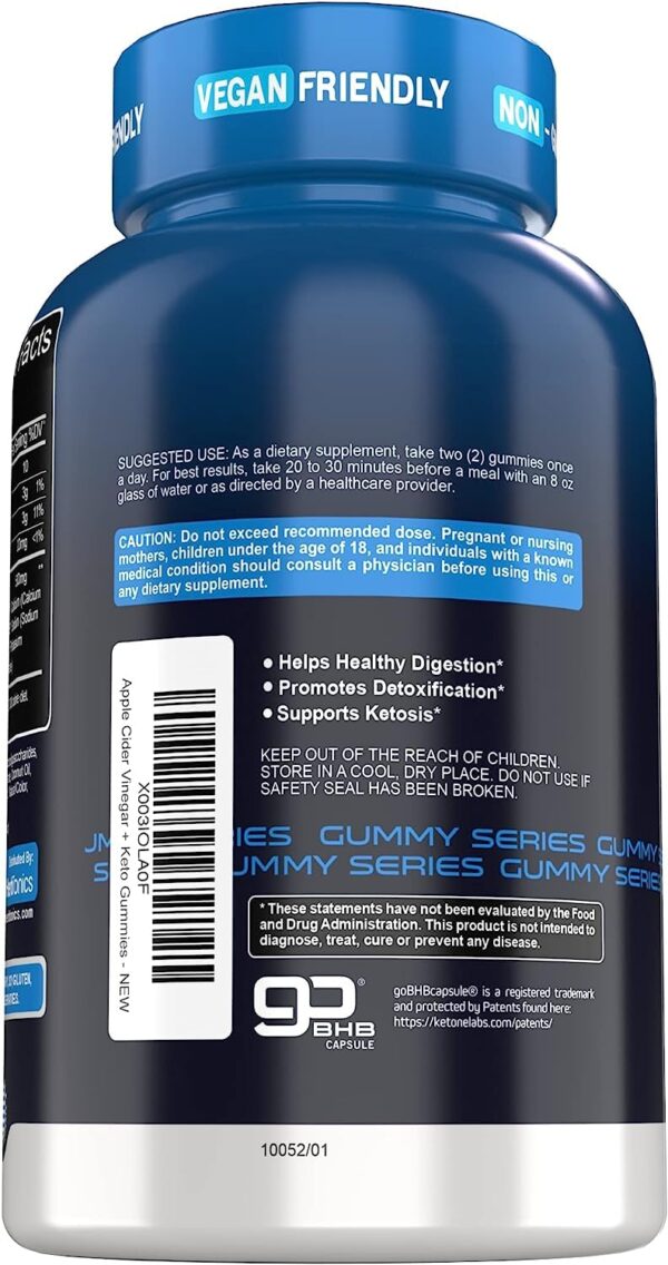 Gomitas keto Herbtonics vinagre de manzana sabor manzana natural