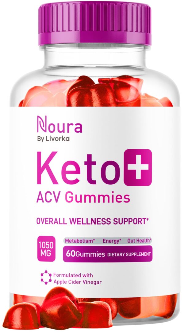 Gomitas Noura Keto ACV frasco oficial 60 unidades