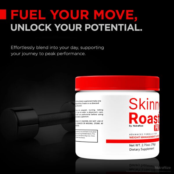 Bebida fitness con Skinny Roast Pro preparada