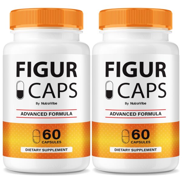 NutraVibe Figur Caps frasco frontal con etiqueta