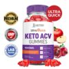 Envase Ultra Quick Keto ACV gomitas con jugo de granada