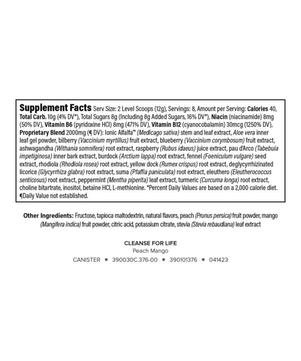 Paquete Isagenix Cleanse polvo detox sin laxantes