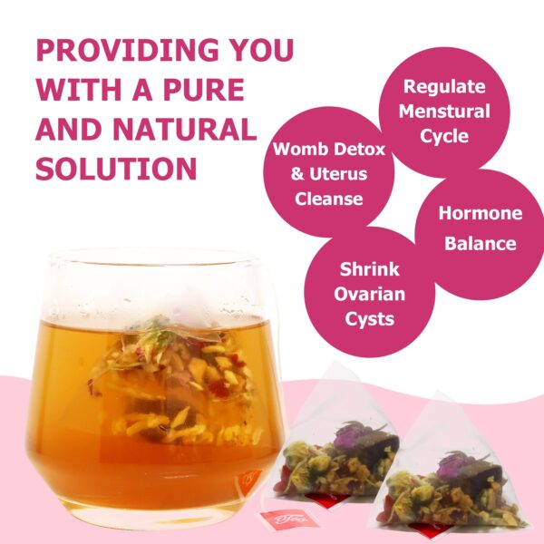Té Auranic para mujeres con ingredientes naturales y equilibrantes